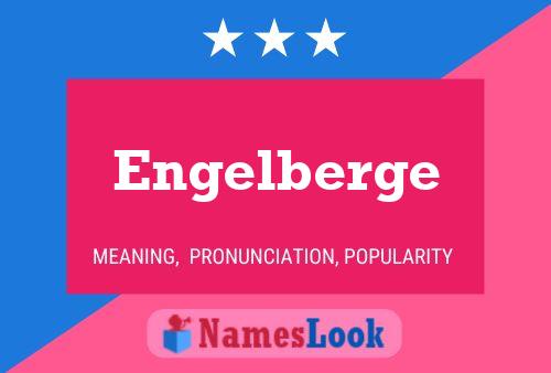 Engelberge Name Poster