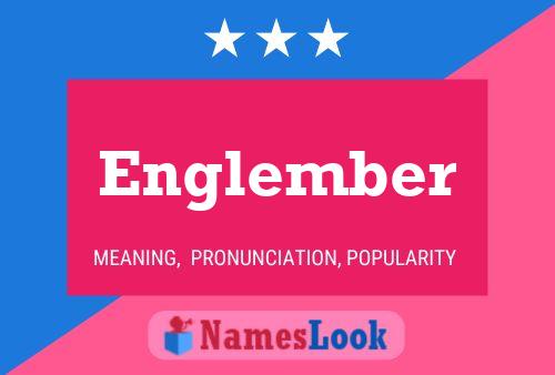 Englember Name Poster