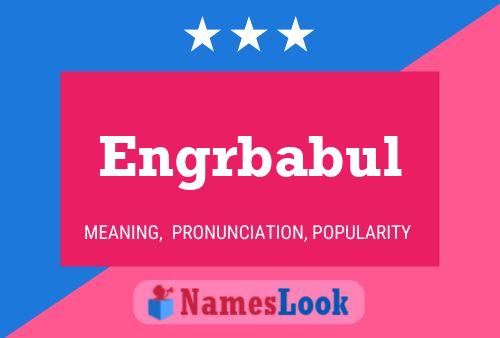 Engrbabul Name Poster