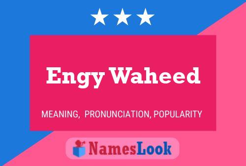 Engy Waheed Name Poster