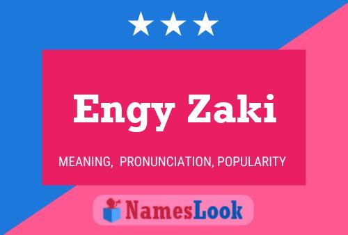 Engy Zaki Name Poster