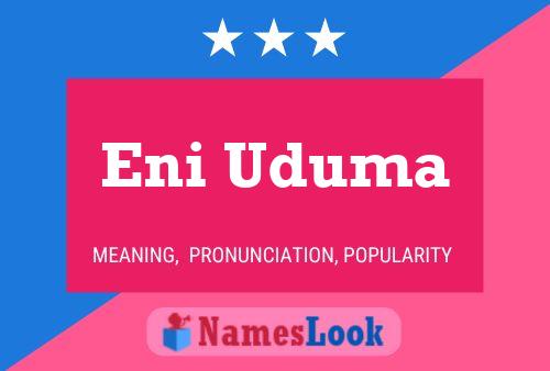 Eni Uduma Name Poster