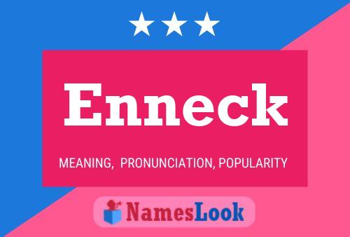 Enneck Name Poster