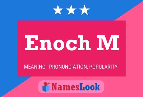 Enoch M Name Poster