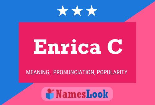 Enrica C Name Poster