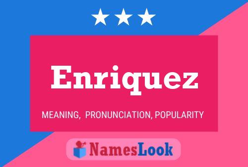 Enriquez Name Poster