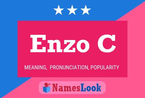 Enzo C Name Poster