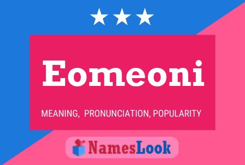 Eomeoni Name Poster