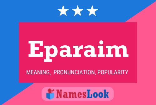 Eparaim Name Poster