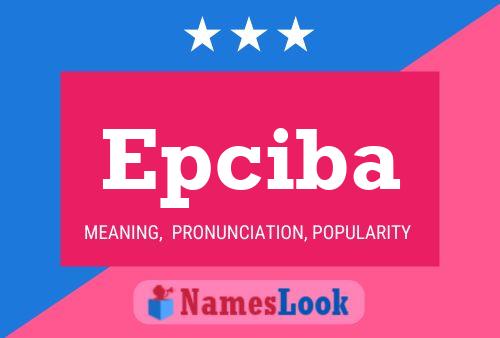 Epciba Name Poster