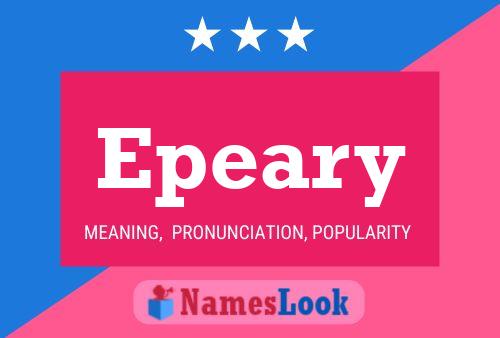 Epeary Name Poster