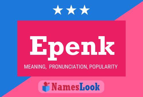 Epenk Name Poster