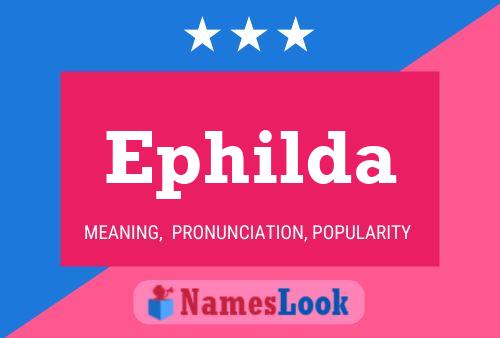 Ephilda Name Poster