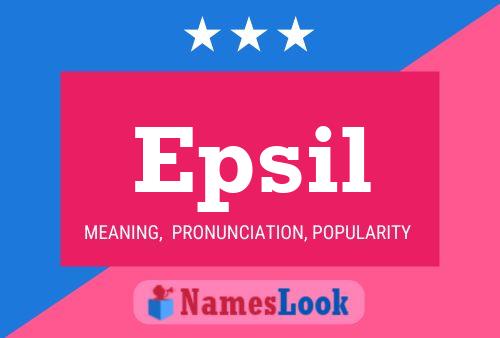 Epsil Name Poster