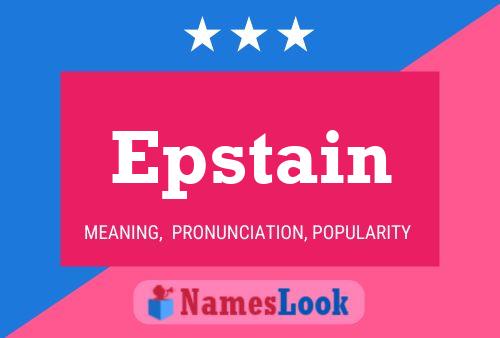 Epstain Name Poster