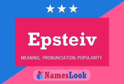 Epsteiv Name Poster