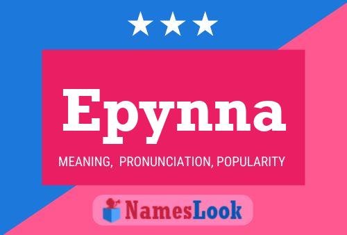 Epynna Name Poster