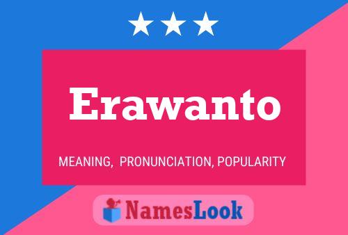 Erawanto Name Poster