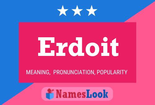 Erdoit Name Poster