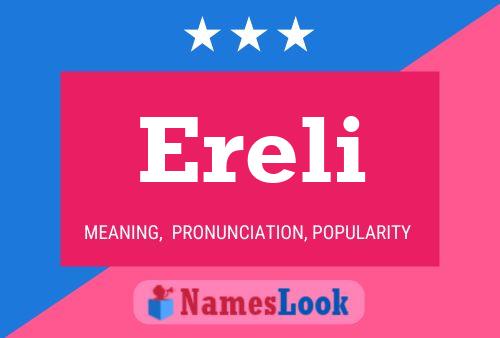 Ereli Name Poster