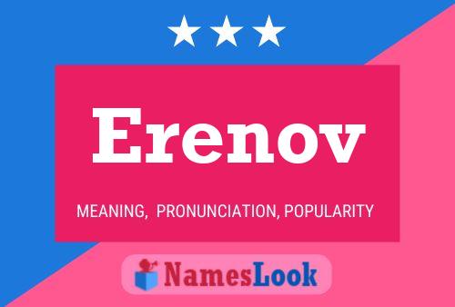 Erenov Name Poster