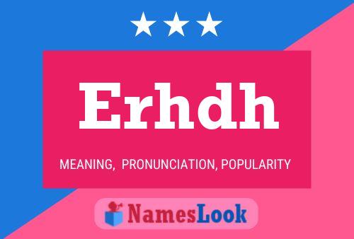 Erhdh Name Poster