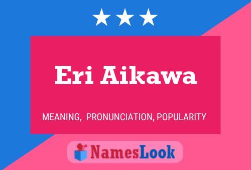 Eri Aikawa Name Poster