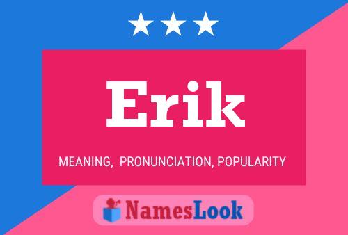 Erik Name Poster