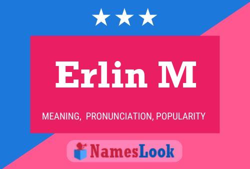 Erlin M Name Poster