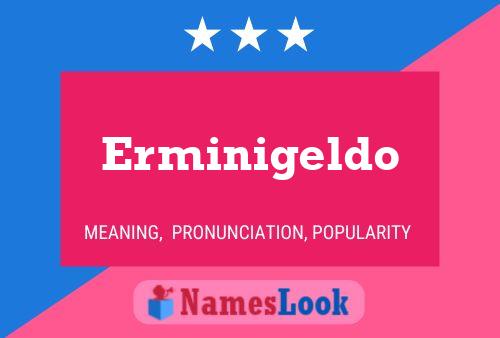 Erminigeldo Name Poster