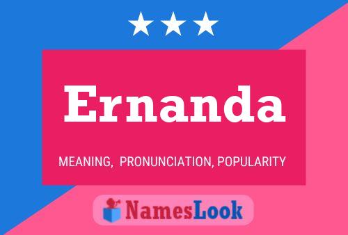 Ernanda Name Poster