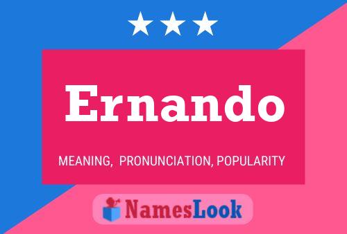 Ernando Name Poster