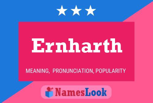 Ernharth Name Poster