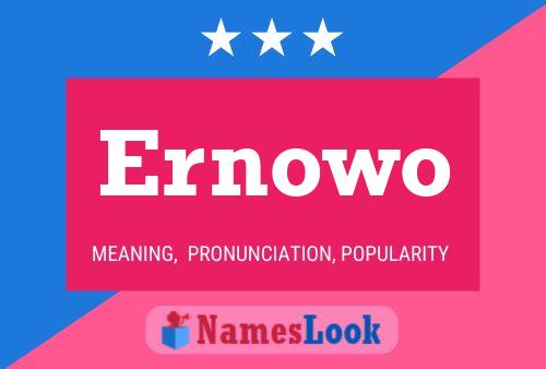 Ernowo Name Poster