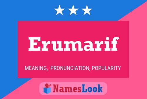 Erumarif Name Poster