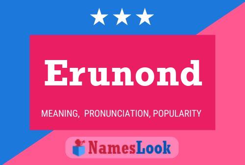 Erunond Name Poster