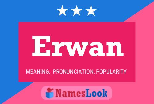 Erwan Name Poster