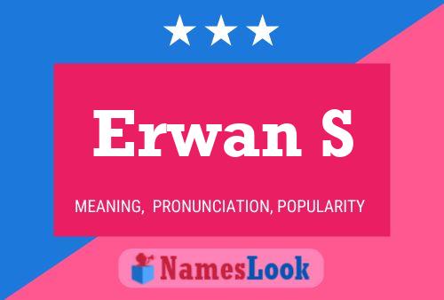 Erwan S Name Poster