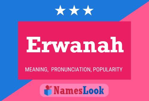 Erwanah Name Poster