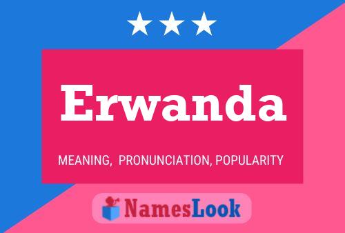 Erwanda Name Poster