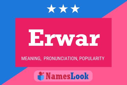 Erwar Name Poster