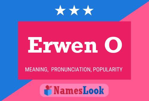 Erwen O Name Poster