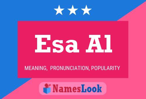 Esa Al Name Poster