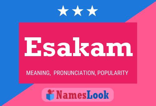 Esakam Name Poster