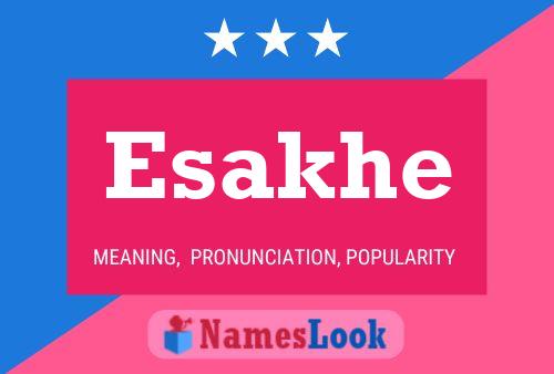 Esakhe Name Poster