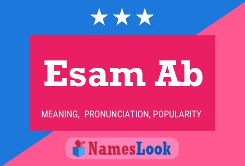 Esam Ab Name Poster