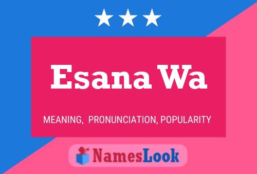 Esana Wa Name Poster