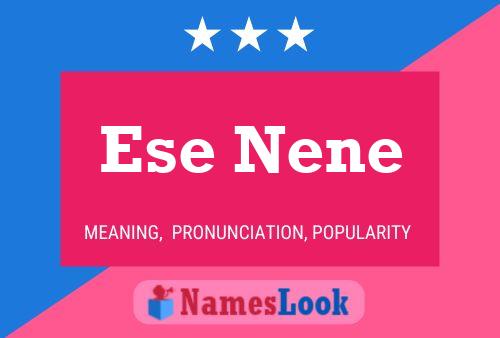 Ese Nene Name Poster