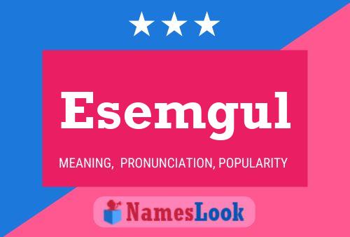 Esemgul Name Poster