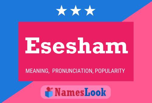 Esesham Name Poster